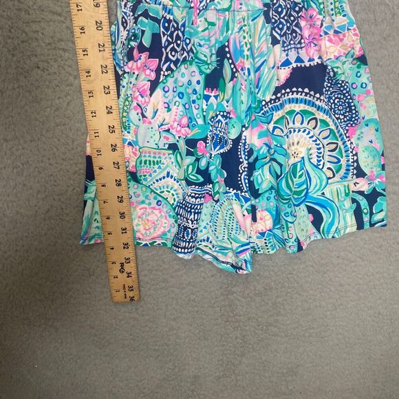 Lily pulitzer womens xxs short sleeve romper puff sleeve summer pool vacation - Picture 8 of 9